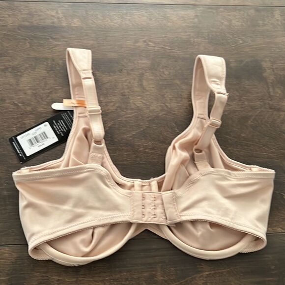 NWT bali women's live it up seamless underwire bra, soft taupe Sz- 34DD - Picture 4 of 9